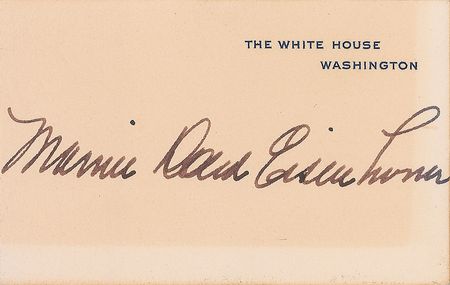 Lot #106 Dwight and Mamie Eisenhower White House Cards - Image 2
