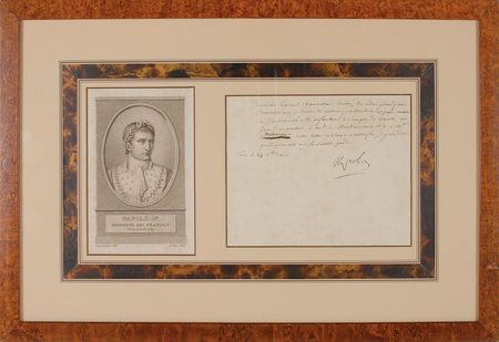 Lot #302 Napoleon Signed Letter - Image 1