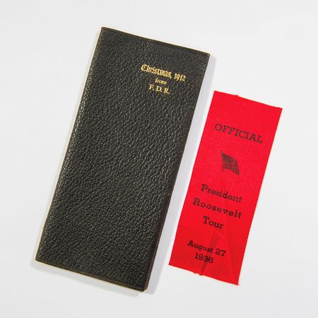 Lot #107 Franklin D. Roosevelt 1942 Christmas Gift - Image 1