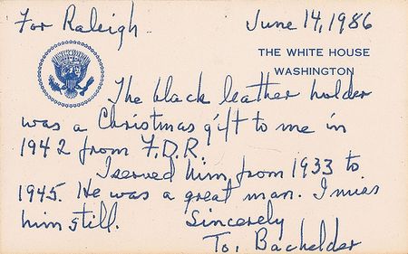 Lot #107 Franklin D. Roosevelt 1942 Christmas Gift - Image 3