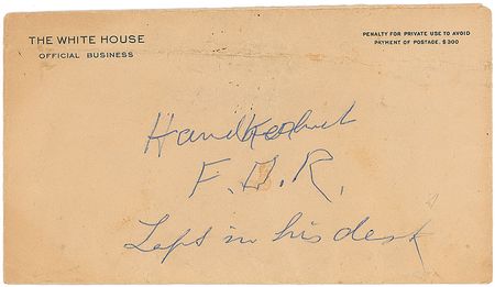 Lot #123 Franklin D. Roosevelt?s Handkerchief - Image 3