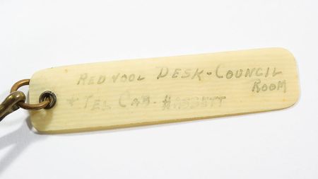 Lot #92 Franklin D. Roosevelt?s Presidential Oval Office and Council Room Desk Keys - Image 5