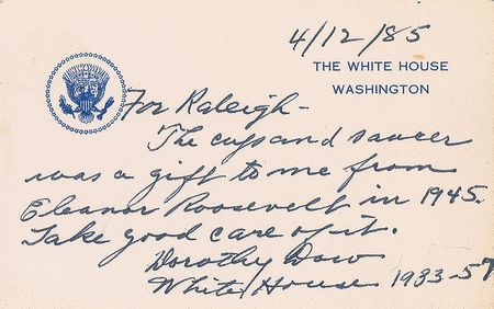 Lot #139 Franklin D. Roosevelt’s Cup and Saucer - Image 2