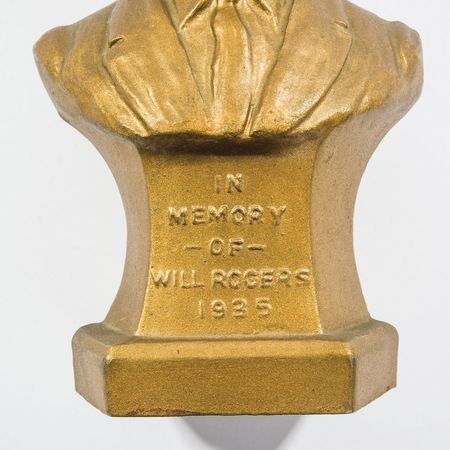 Lot #87 Franklin D. Roosevelt’s Bust of Will Rogers - Image 2