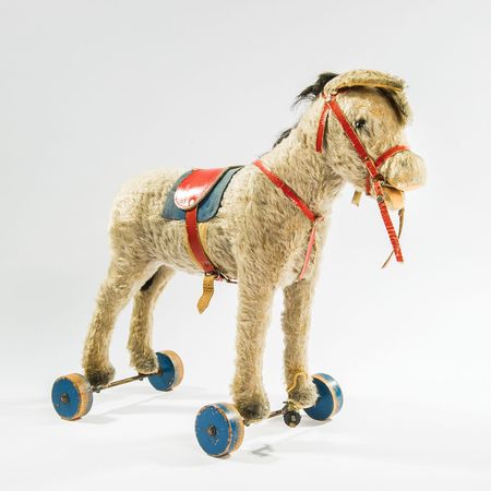 Lot #99 Franklin D. Roosevelt Family’s Toy Donkey - Image 1