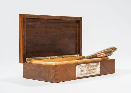 Lot #220 John F. Kennedy?s Wooden Cigar Box - Image 2