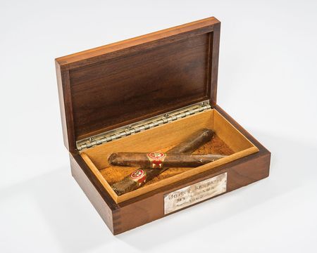 Lot #220 John F. Kennedy?s Wooden Cigar Box - Image 3