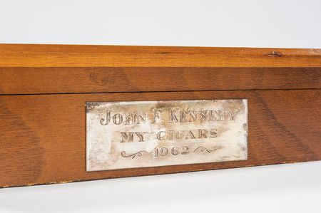 Lot #220 John F. Kennedy?s Wooden Cigar Box - Image 7