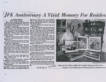 Lot #232 John F. Kennedy Leather from Dallas Limo - Image 11