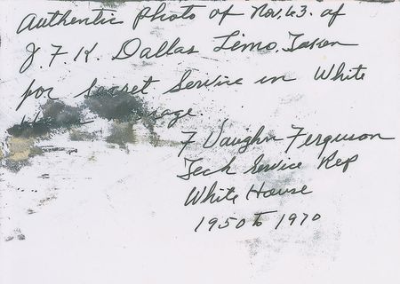 Lot #232 John F. Kennedy Leather from Dallas Limo - Image 9