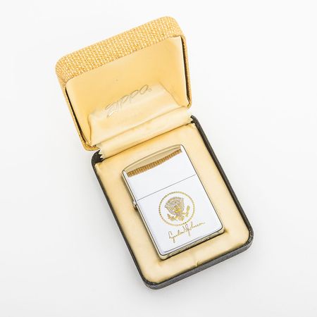 Lot #245 Lyndon B. Johnson Gift Lighter - Image 1