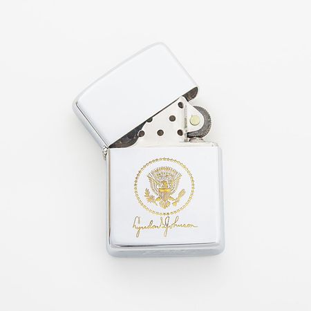 Lot #245 Lyndon B. Johnson Gift Lighter - Image 2