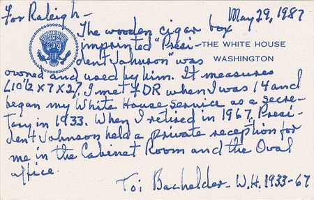 Lot #242 Lyndon B. Johnson’s Cigar Box - Image 5