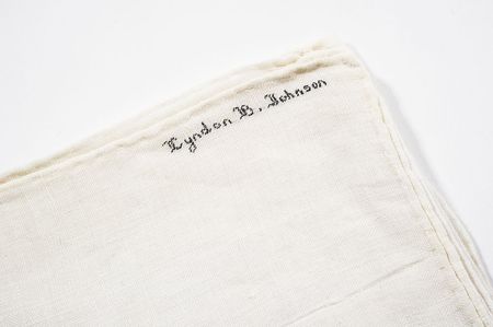 Lot #251 Lyndon B. Johnson?s Handkerchief - Image 2