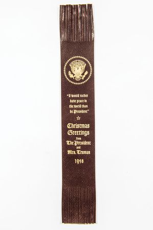 Lot #151 Harry S. Truman 1948 Christmas Gift  - Image 2