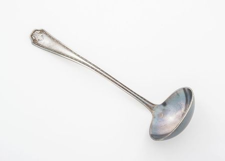 Lot #142 Franklin D. Roosevelt and Harry S. Truman?s Silver Gravy Ladle - Image 1