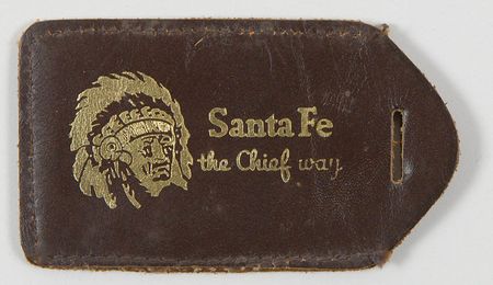 Lot #176 Dwight D. Eisenhower?s Leather Luggage Tag - Image 2