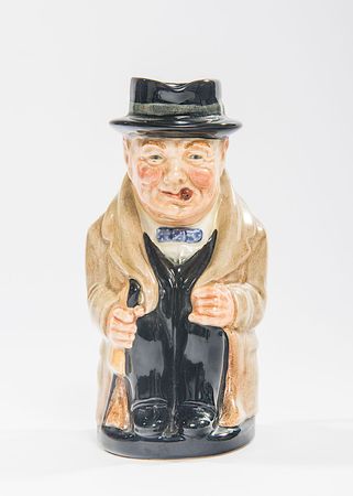 Lot #174 Dwight D. Eisenhower?s Churchill Toby Mug - Image 1