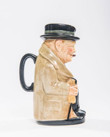 Lot #174 Dwight D. Eisenhower?s Churchill Toby Mug - Image 2