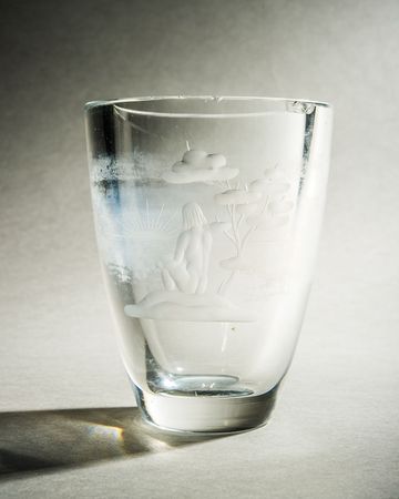 Lot #204 Dwight D. Eisenhower’s Swedish Vase - Image 1