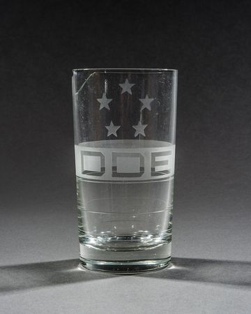 Lot #178 Dwight D. Eisenhower’s Five-Star Glass - Image 1