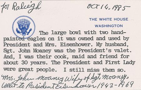Lot #205 Dwight D. Eisenhower’s Eagle Bowl - Image 3