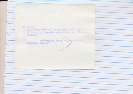 Lot #171 Dwight D. Eisenhower’s Original Painting of His 1944 London Home - Image 8