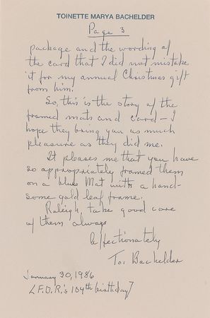 Lot #97 Franklin D. Roosevelt?s Chinese Doilies - Image 13