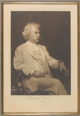 Lot #355 Samuel L. Clemens Signed Photograph - Image 2
