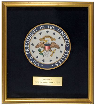Lot #264 Gerald Ford’s Podium Seal - Image 1