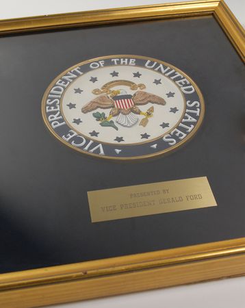 Lot #264 Gerald Ford’s Podium Seal - Image 3