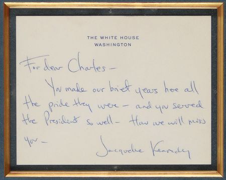 Lot #225 Jacqueline Kennedy Autographed Letter Signed - Image 2