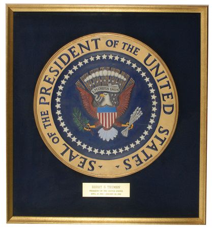 Lot #146 Harry S. Truman?s Presidential Seal - Image 1