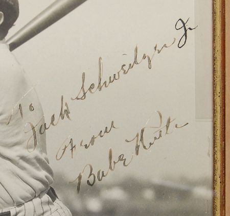 Lot #451 Babe Ruth Signed Photograph - Image 3