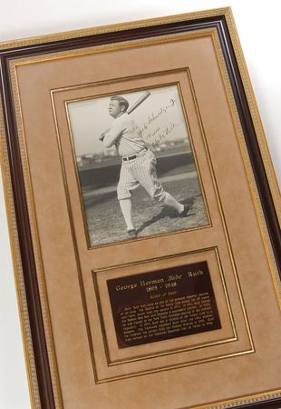 Lot #451 Babe Ruth Signed Photograph - Image 5