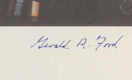 Lot #267 Gerald Ford Signed Broadside - Image 3