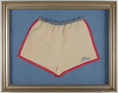 Lot #229 John F. Kennedy, Jr.’s Silk Baby Shorts - Image 1