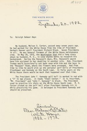 Lot #221 John F. Kennedy’s Golf Ball - Image 4