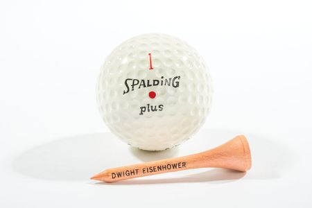 Lot #188 Dwight D. Eisenhower’s Golf Ball, Tee, and Matches - Image 2