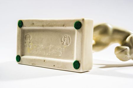 Lot #90 Franklin D. Roosevelt’s White Alabaster Donkey Straight From His Presidential Desk - Image 4