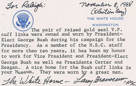 Lot #303 George Bush’s Cufflinks - Image 4