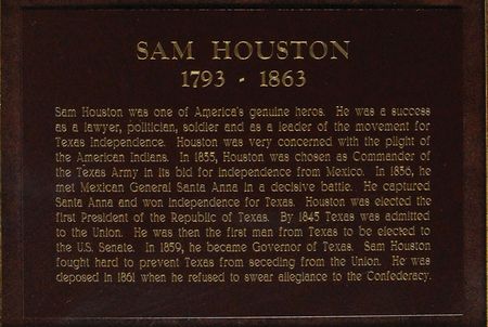 Lot #351 Sam Houston Autographed Quote Signed - Image 3