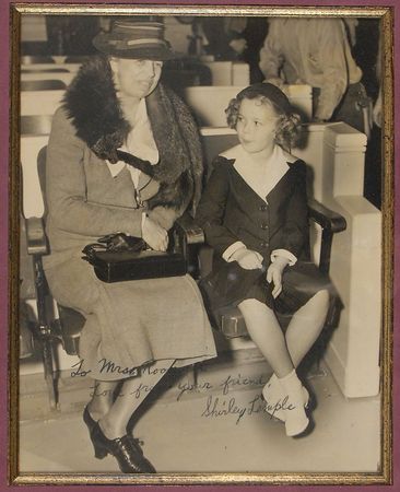 Lot #88 Shirley Temple Signed Photograph Inscribed to Eleanor Roosevelt  - Image 2