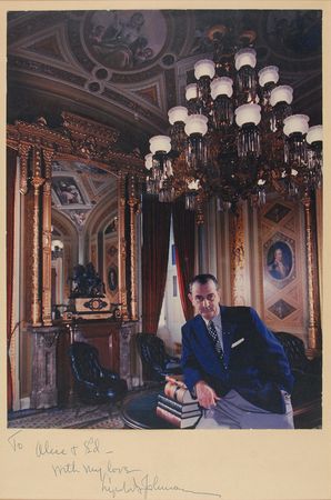 Lot #236 Lyndon B. Johnson Signed Photograph - Image 2