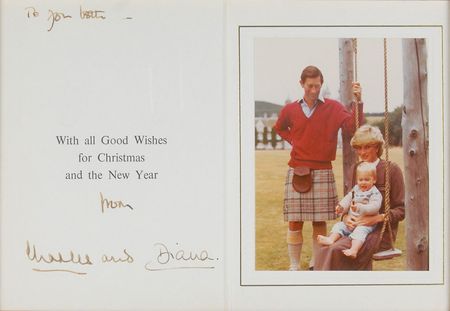 Lot #362 Diana and Charles Christmas Card - Image 2