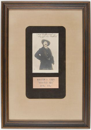 Lot #353 William F. ‘Buffalo Bill’ Cody Signed Photograph - Image 1