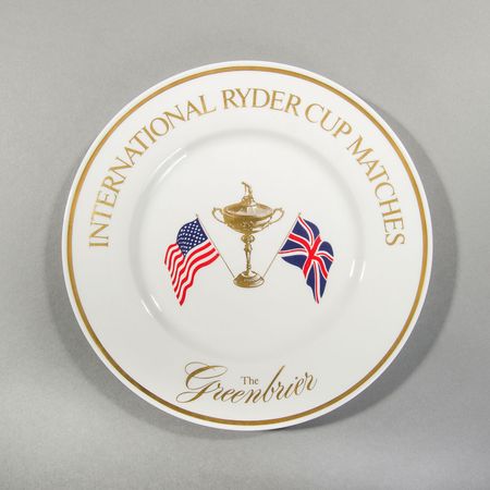 Lot #450 International Ryder Cup Dinner Plate - Image 1