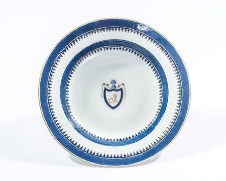 Lot #2002 Thomas Jefferson White House China Soup Bowl - Image 1