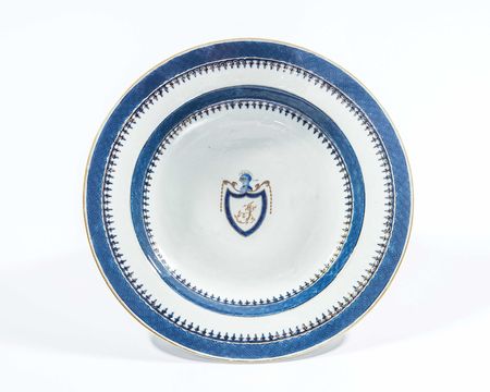 Lot #2002 Thomas Jefferson White House China Soup Bowl - Image 5