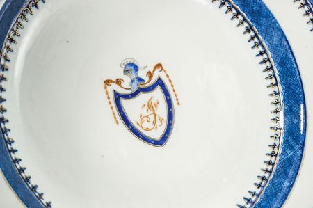 Lot #2002 Thomas Jefferson White House China Soup Bowl - Image 2